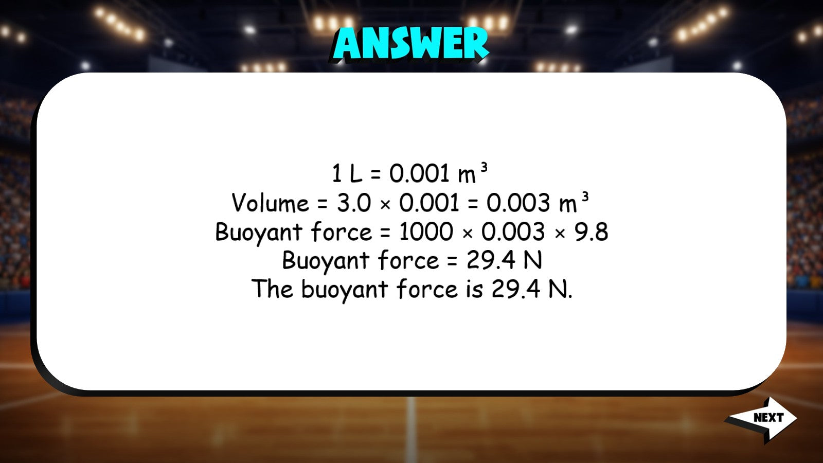 Buoyancy TRASHKETBALL Science Game - No Prep Physics Review Activity