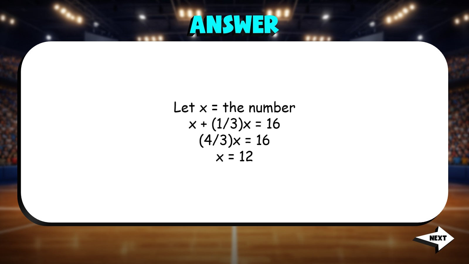 Equations Word Problems TRASHKETBALL Math Game - No Prep Grade 7 Review Activity