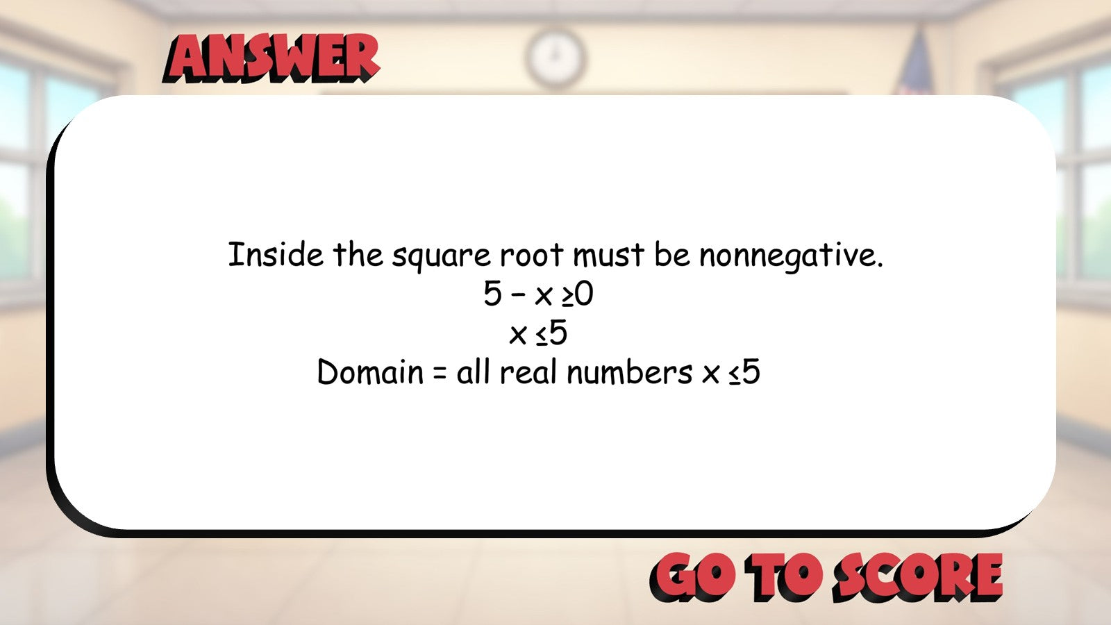 Domain & Range BIG TERRIBLE GAME - No Prep Algebra 1 Math Review Activity