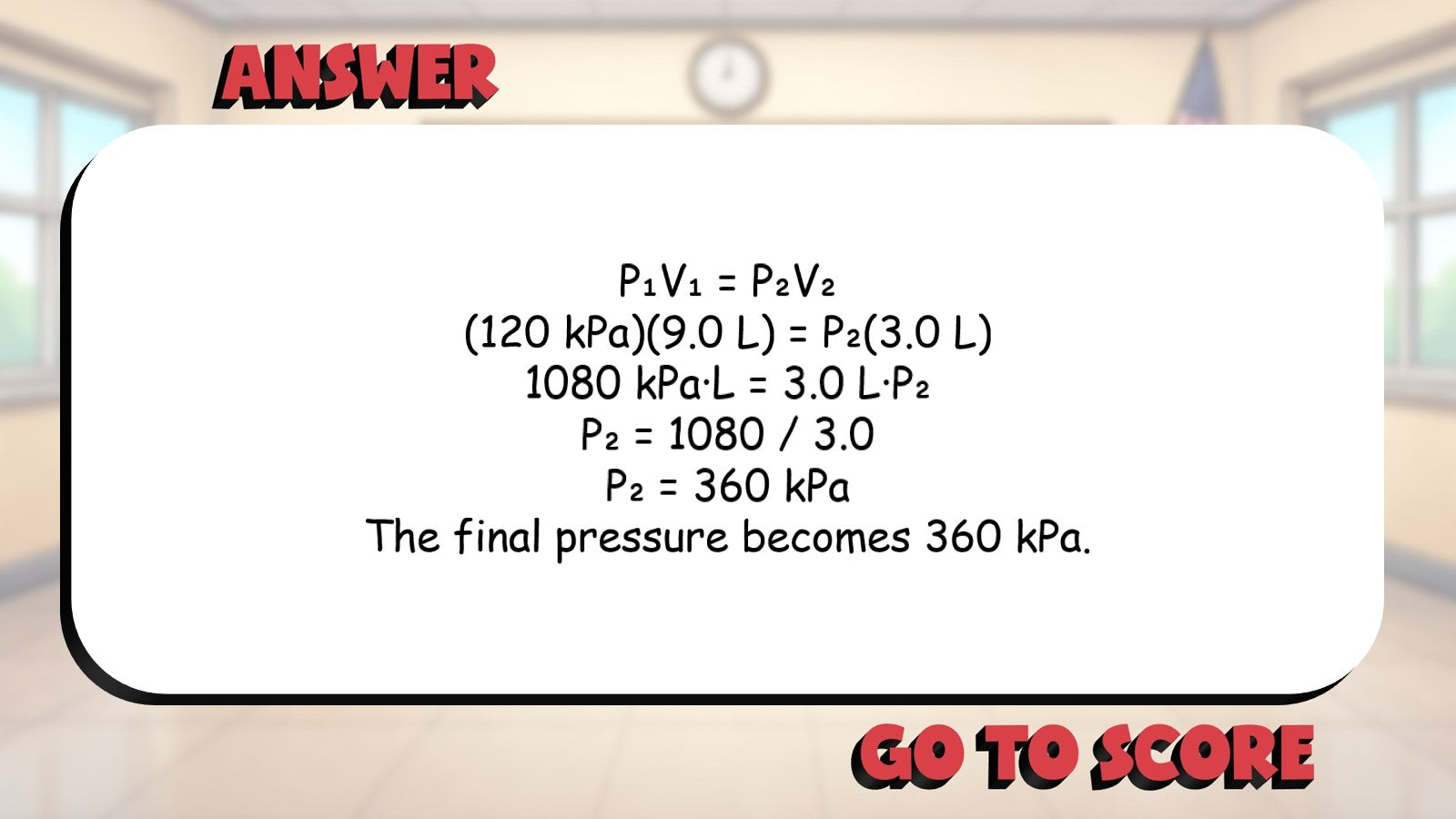 Boyle’s Law Calculations BIG TERRIBLE GAME - No Prep Chemistry Science Review
