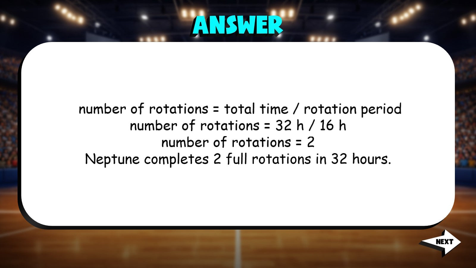 Neptune TRASHKETBALL Science Game - No Prep Astronomy Review Activity