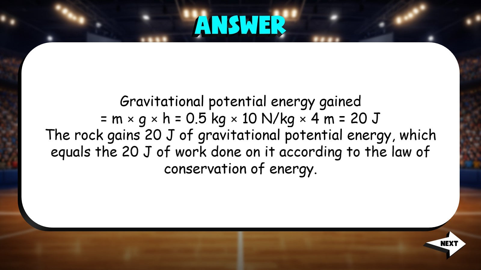Law of Conservation of Energy TRASHKETBALL Science Game - No Prep Grade 7 Review