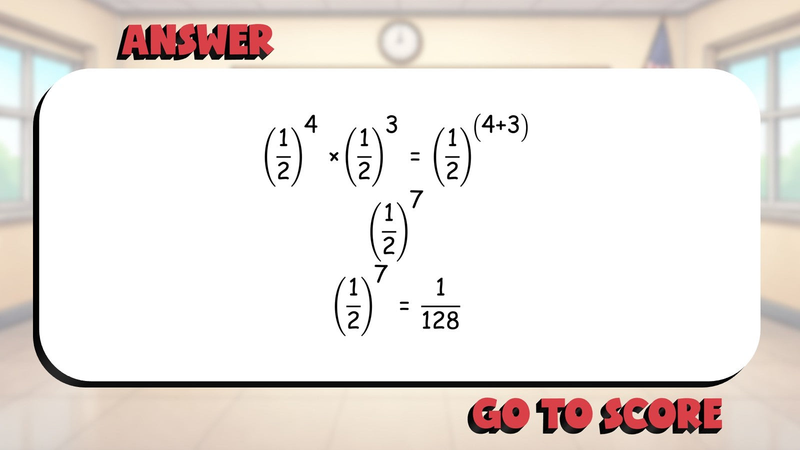 Product Rule of Exponents BIG TERRIBLE GAME - No Prep Algebra 1 Math Review