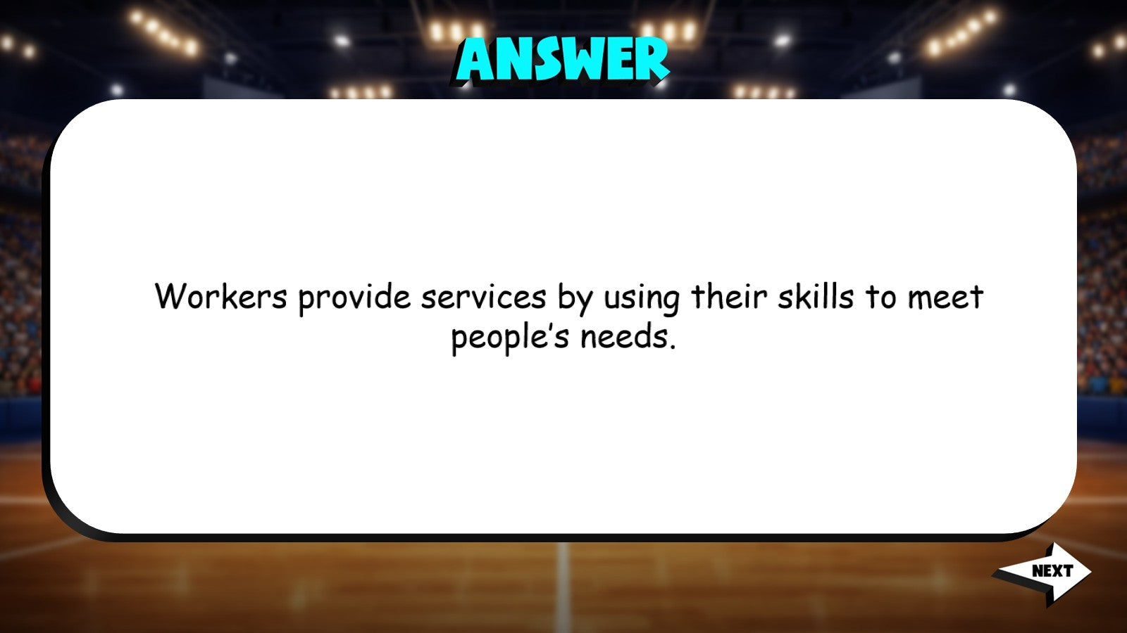 Goods & Services TRASHKETBALL Socials Game - No Prep Grade 3 Review Activity