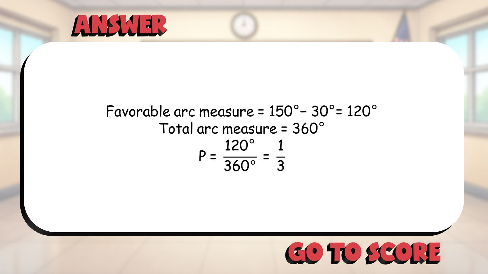Geometric Probability BIG TERRIBLE GAME - No Prep Geometry Math Review Activity