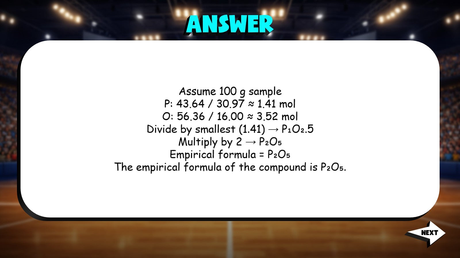 Formula Mass & Composition TRASHKETBALL Science Game - No Prep Chemistry Review