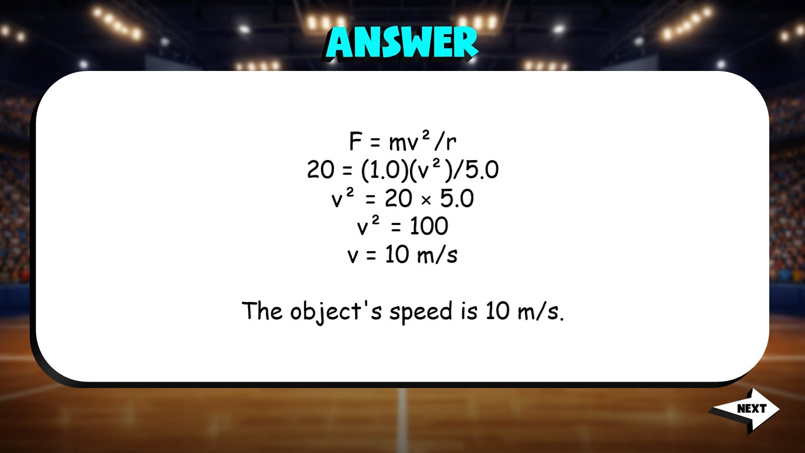 Factors Affecting Circular Motion TRASHKETBALL Science Game - No Prep Physics
