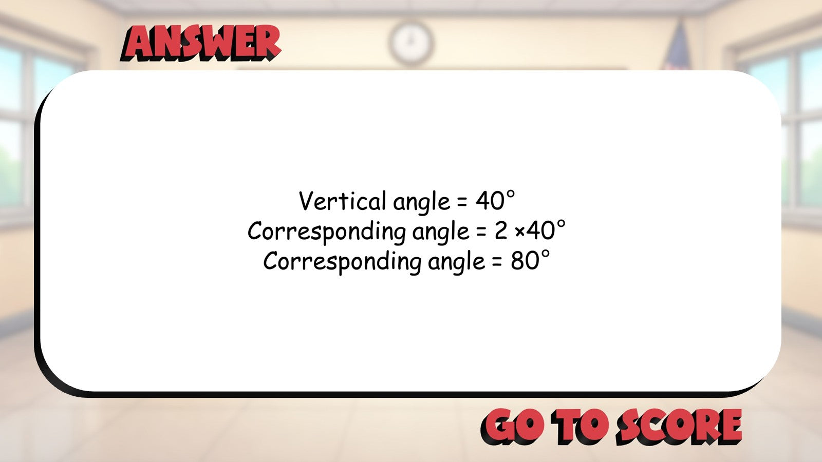 Corresponding Angles BIG TERRIBLE GAME - No Prep Geometry Math Review Activity