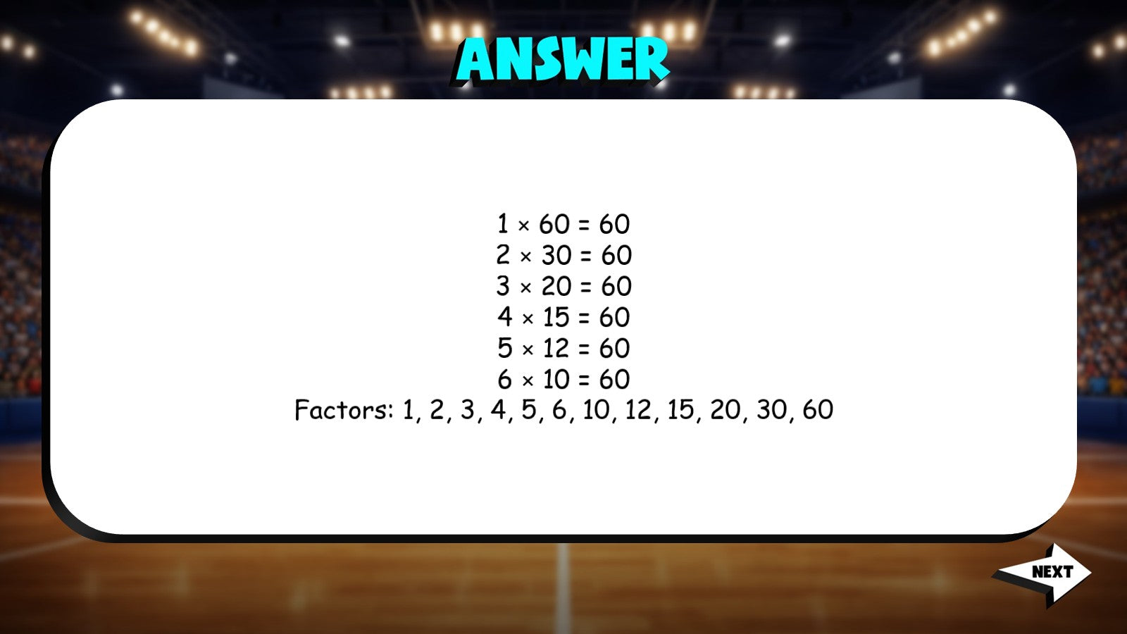 Factors TRASHKETBALL Math Game - No Prep Grade 4 Review Activity