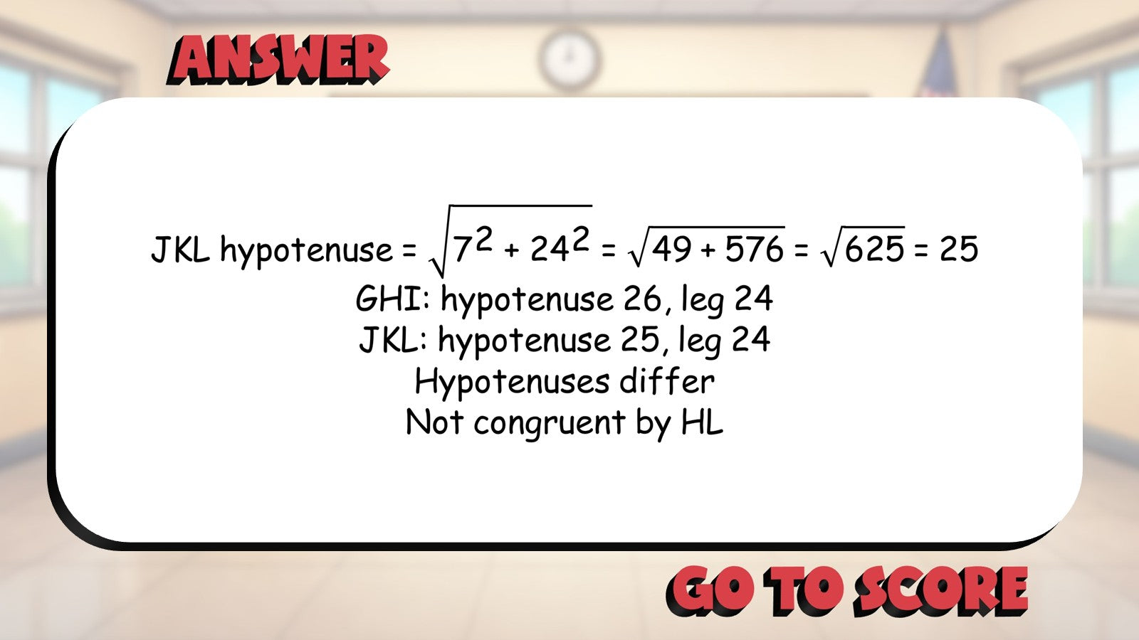HL Congruence BIG TERRIBLE GAME - No Prep Geometry Math Review Activity