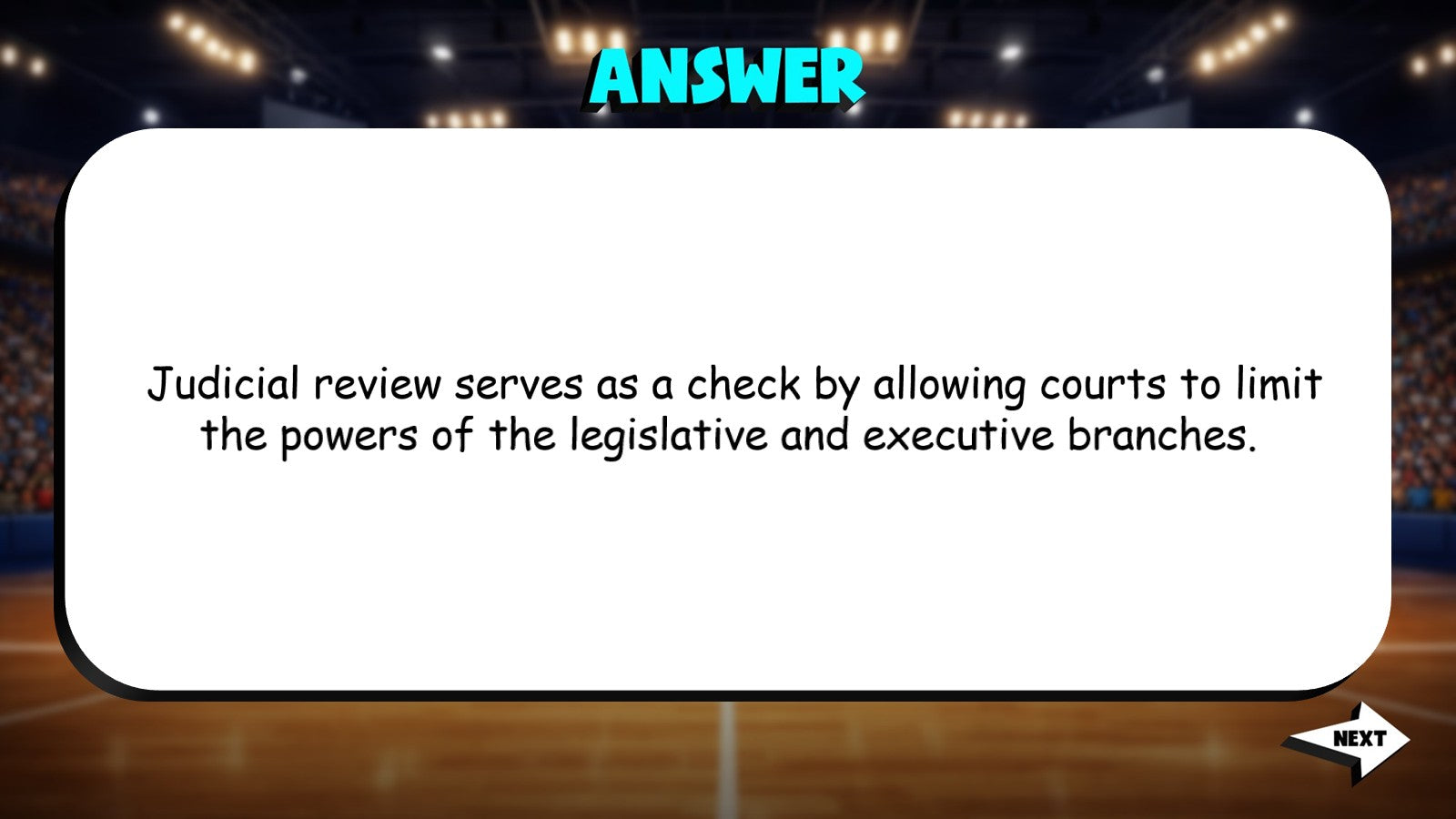 Marbury v. Madison TRASHKETBALL U.S. History Game - No Prep Review Activity