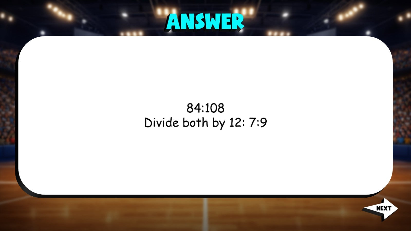 Simplifying Ratios TRASHKETBALL Math Game - No Prep Grade 6 Review Activity