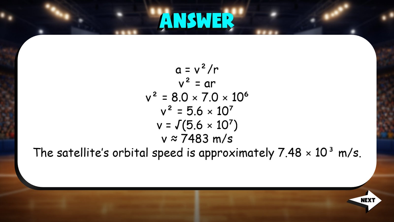 Circular Orbits TRASHKETBALL Science Game - No Prep Physics Review Activity
