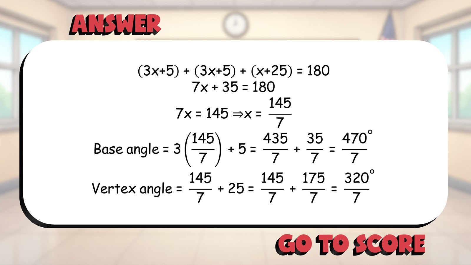Isosceles & Equilateral Triangles BIG TERRIBLE GAME - Geometry Math Review