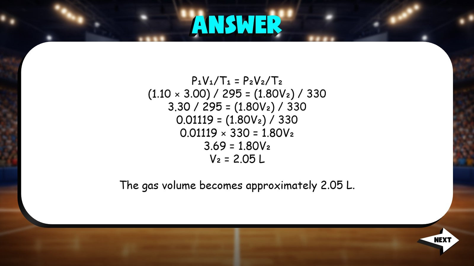 Combined Gas Law TRASHKETBALL Science Game - No Prep Chemistry Review Activity