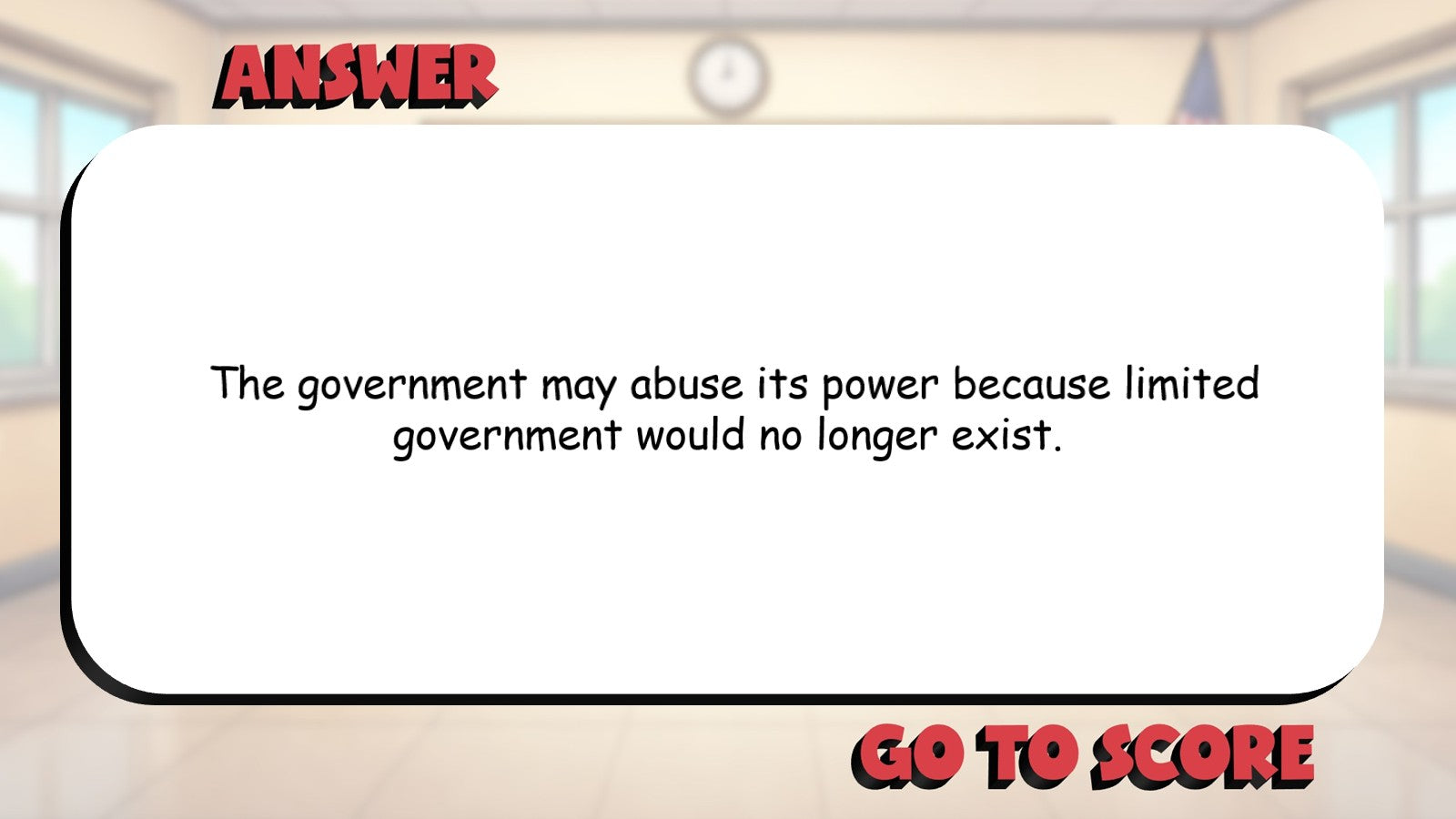 Principles of Government BIG TERRIBLE GAME - No Prep Grade 4 Socials Review