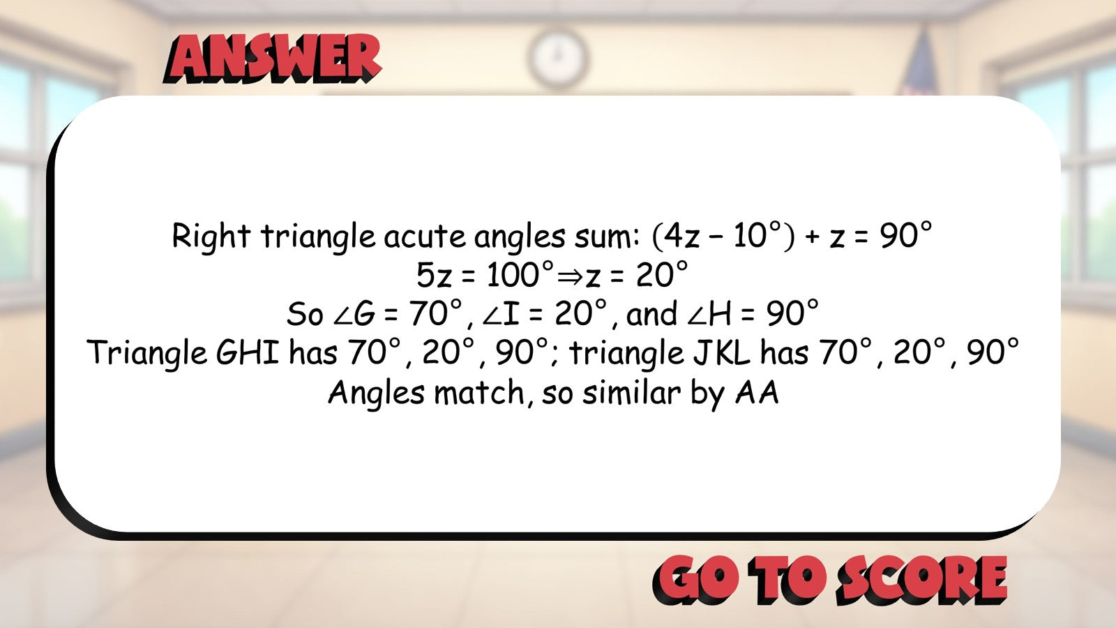 AA Similarity BIG TERRIBLE GAME - No Prep Geometry Math Review Activity