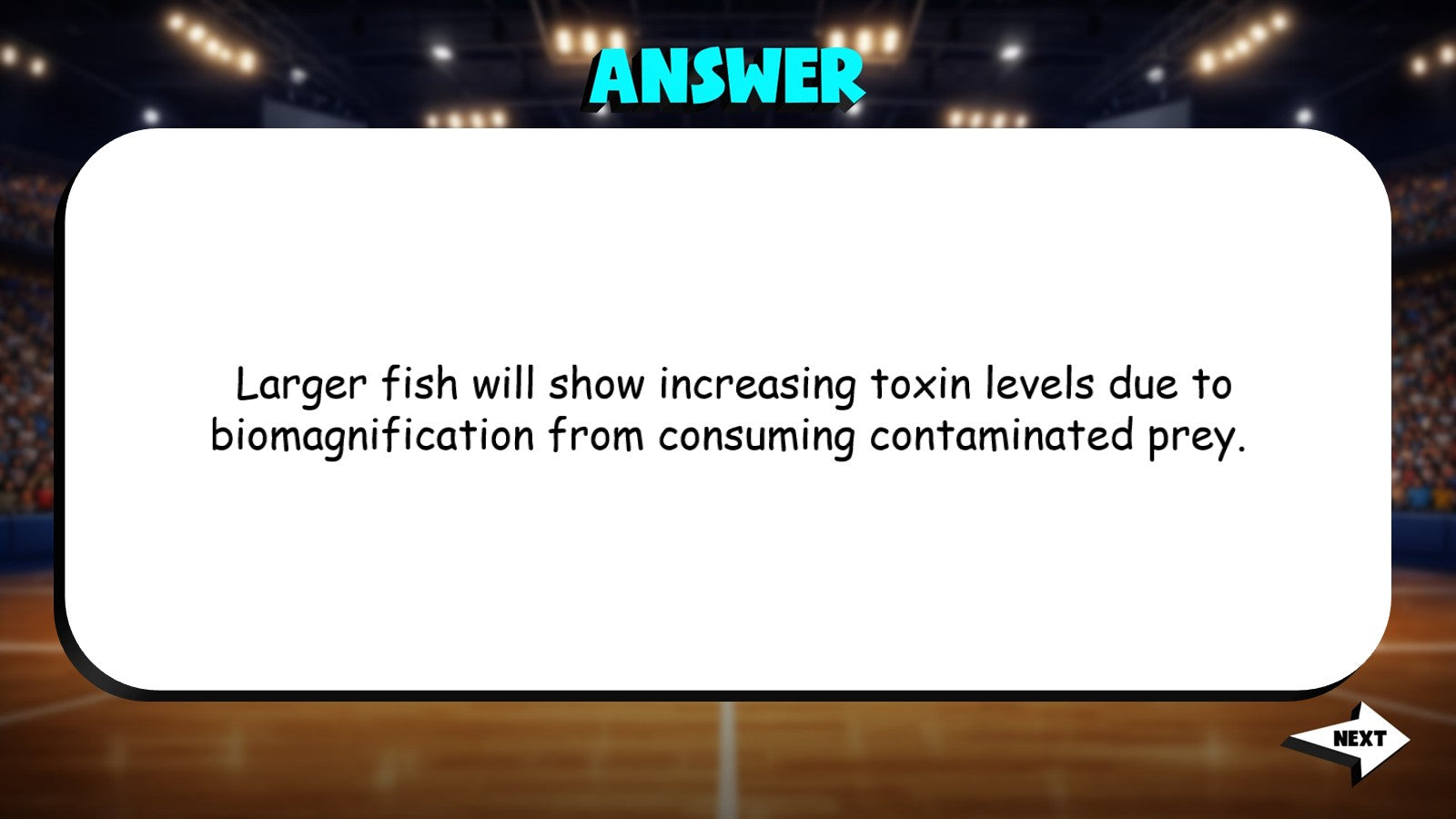 Environmental Toxicology Basics TRASHKETBALL Science Game - No Prep Biology