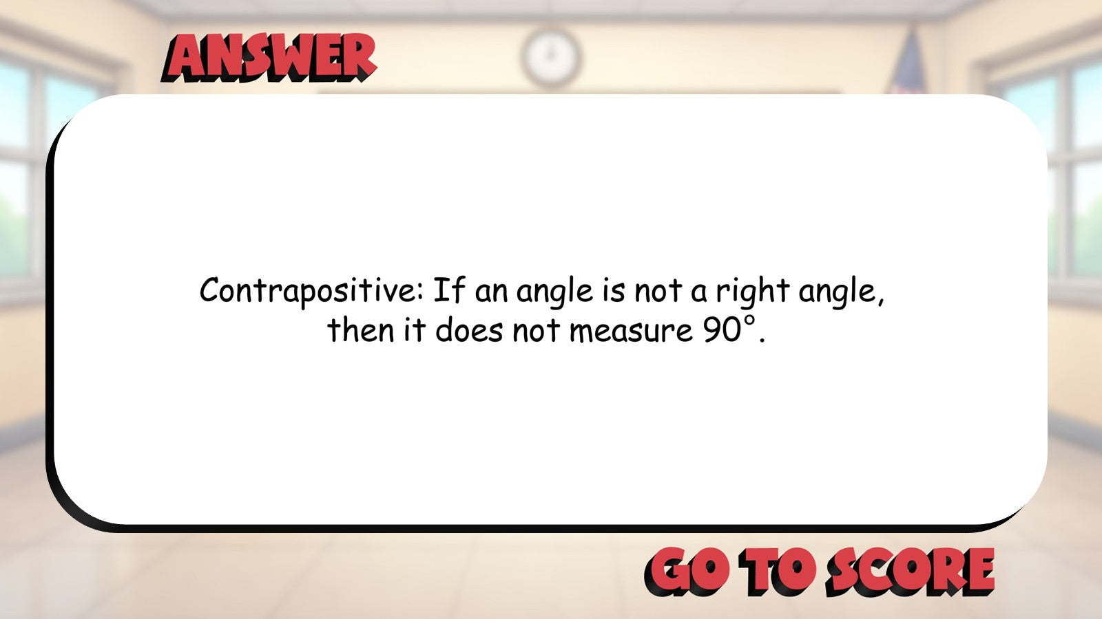 Conditional Statements BIG TERRIBLE GAME - No Prep Geometry Math Review Activity