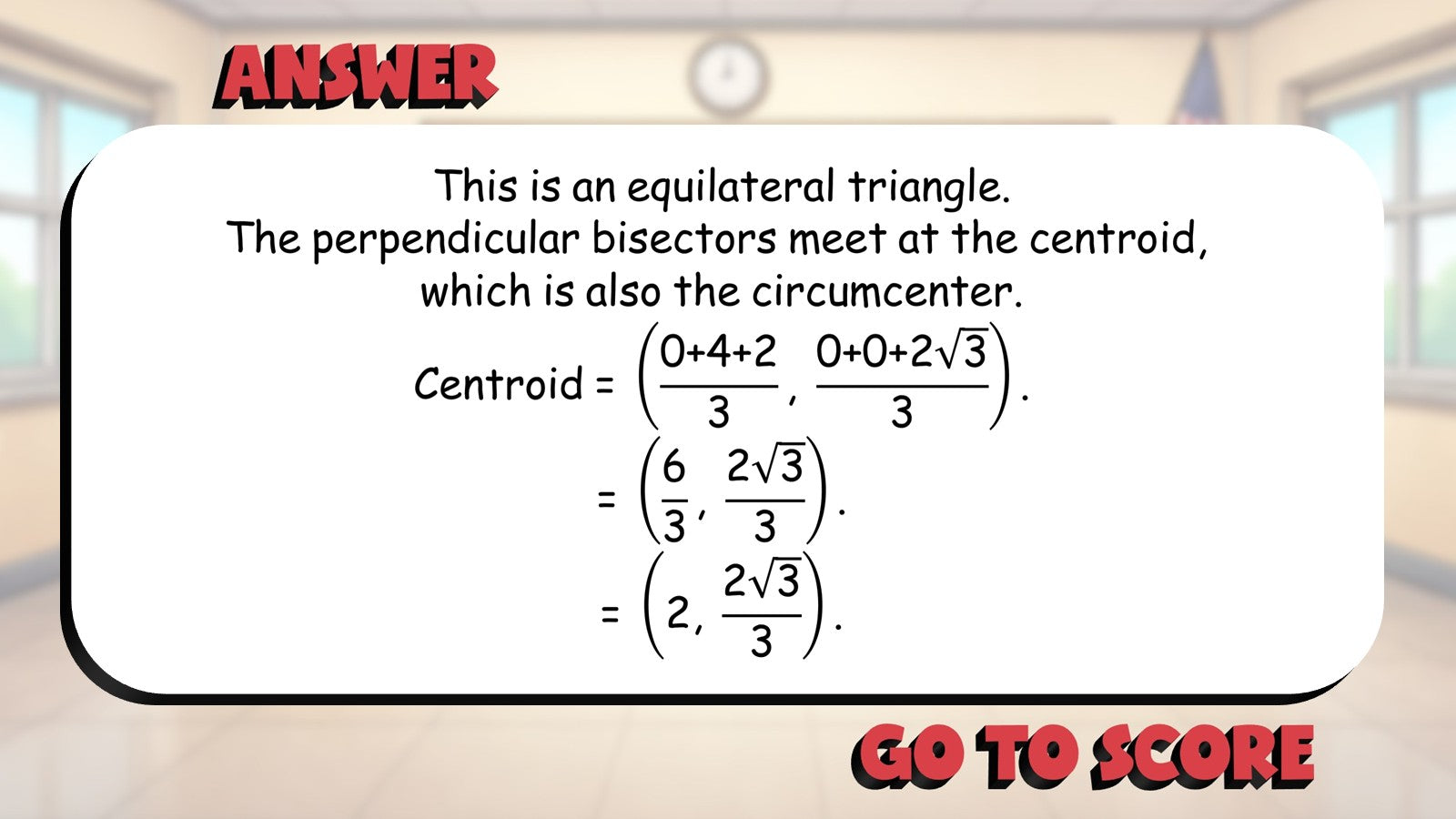 Triangle Perpendicular Bisectors BIG TERRIBLE GAME - Geometry Math Review