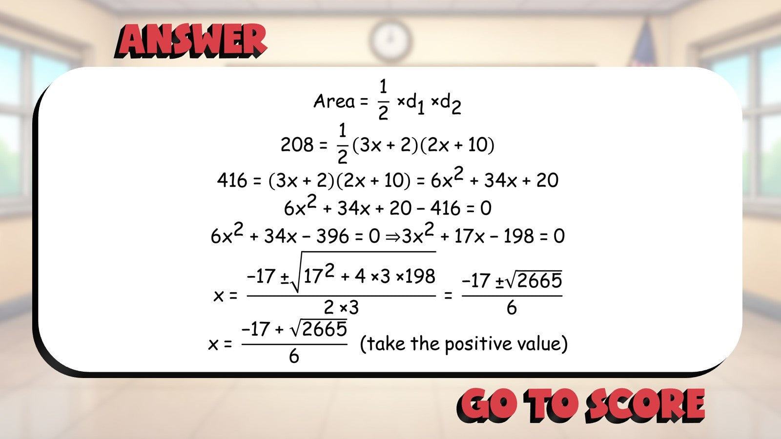 Area of Triangles & Quadrilaterals BIG TERRIBLE GAME - Geometry Math Review
