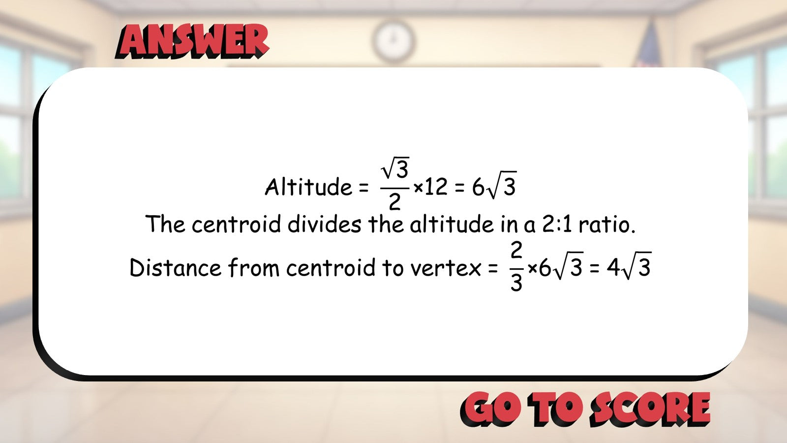 Triangle Centers BIG TERRIBLE GAME - No Prep Geometry Math Review Activity