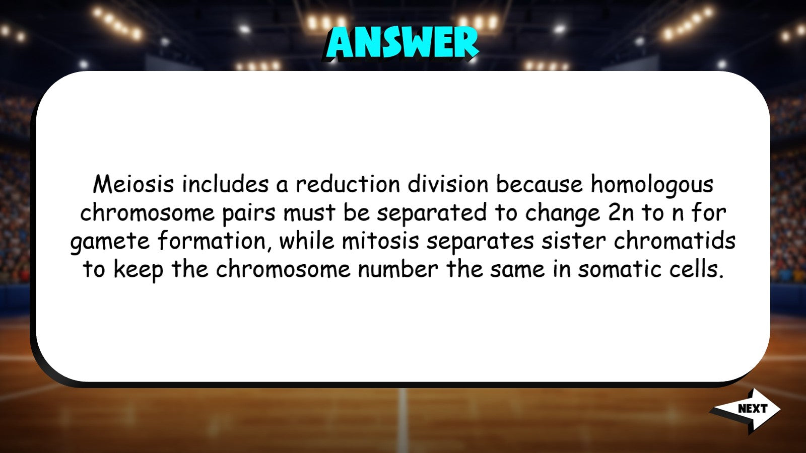 Purpose of Meiosis TRASHKETBALL Science Game - No Prep AP Biology Review