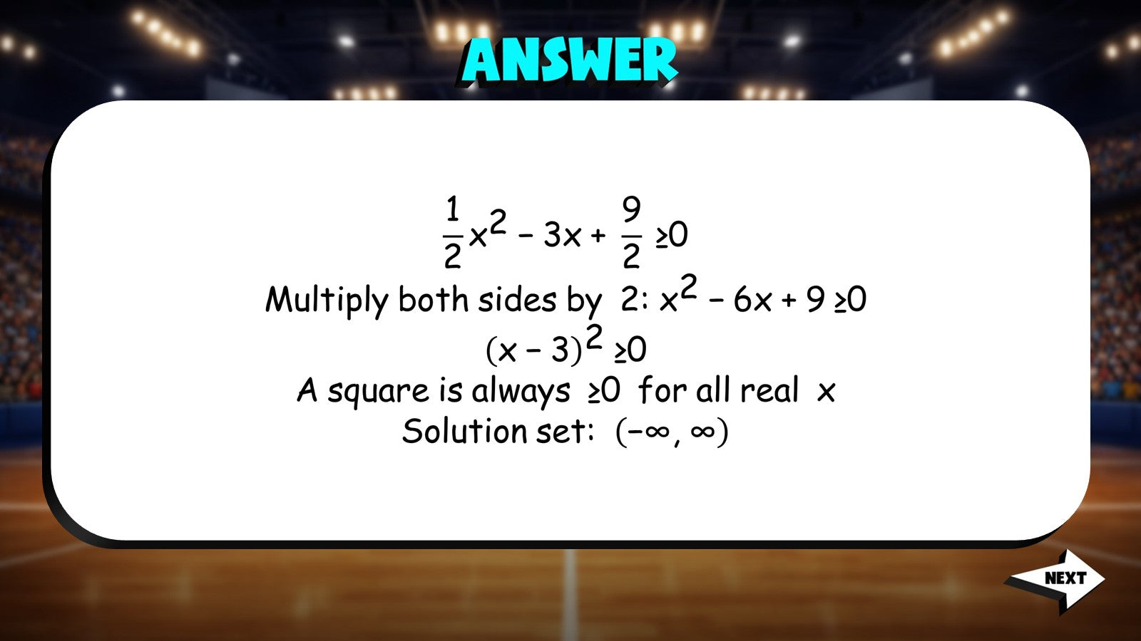 Inequalities in Quadratics TRASHKETBALL Math Game - No Prep Algebra 2 Review