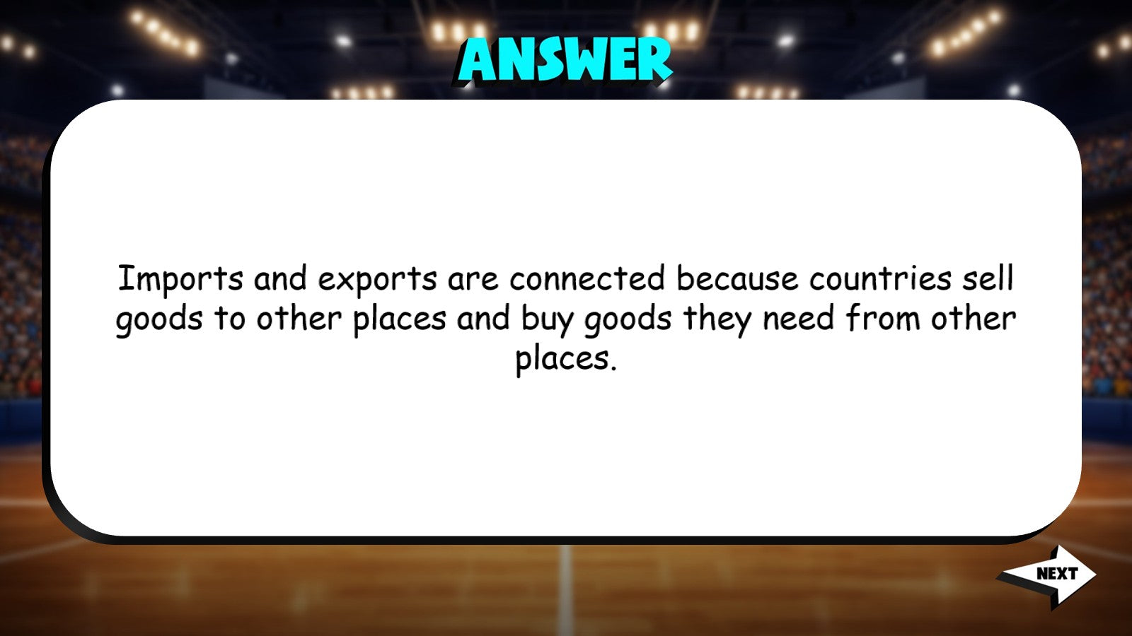 Benefits of Trade TRASHKETBALL Socials Game - No Prep Grade 4 Review Activity