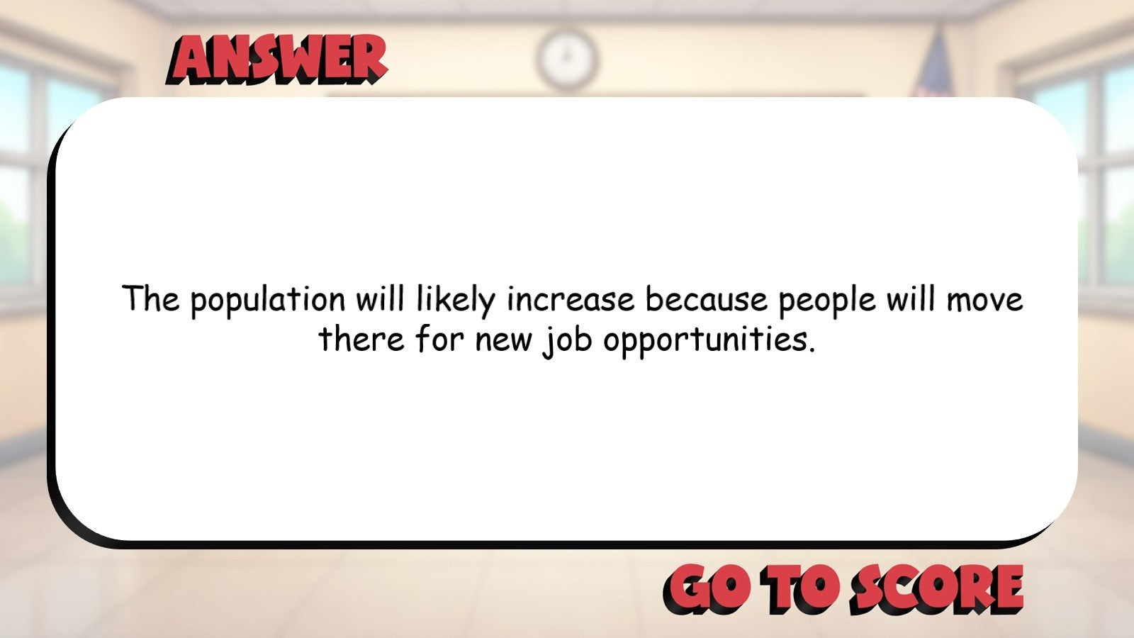 Population Distribution BIG TERRIBLE GAME - No Prep Grade 4 Socials Review