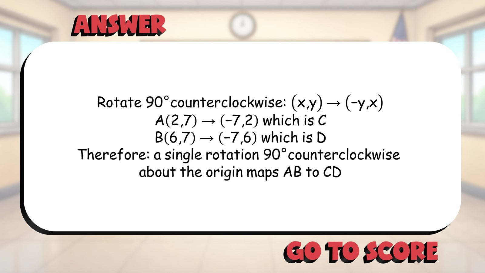 Intro Congruence via Rigid Motions BIG TERRIBLE GAME - Geometry Math Review