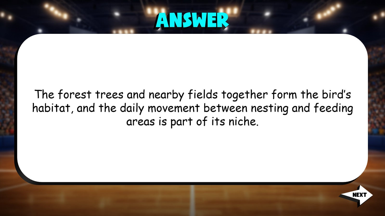Habitat & Niche TRASHKETBALL Science Game - No Prep Grade 7 Review Activity