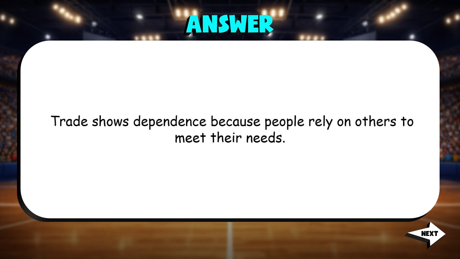 Benefits of Trade TRASHKETBALL Socials Game - No Prep Grade 3 Review Activity