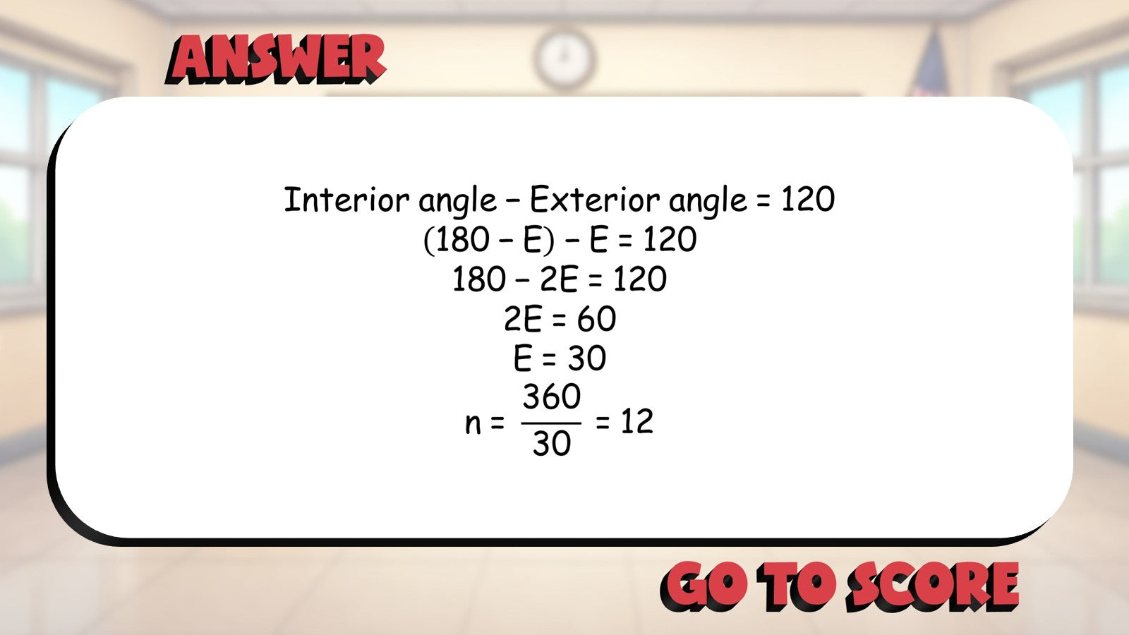 Regular Polygons BIG TERRIBLE GAME - No Prep Geometry Math Review Activity