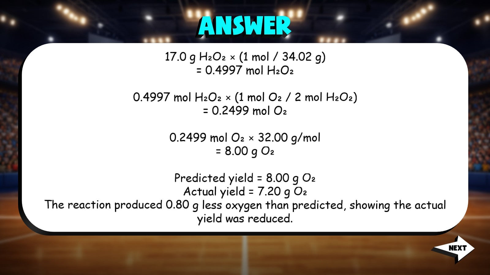 Actual Yield TRASHKETBALL Science Game - No Prep Chemistry Review Activity