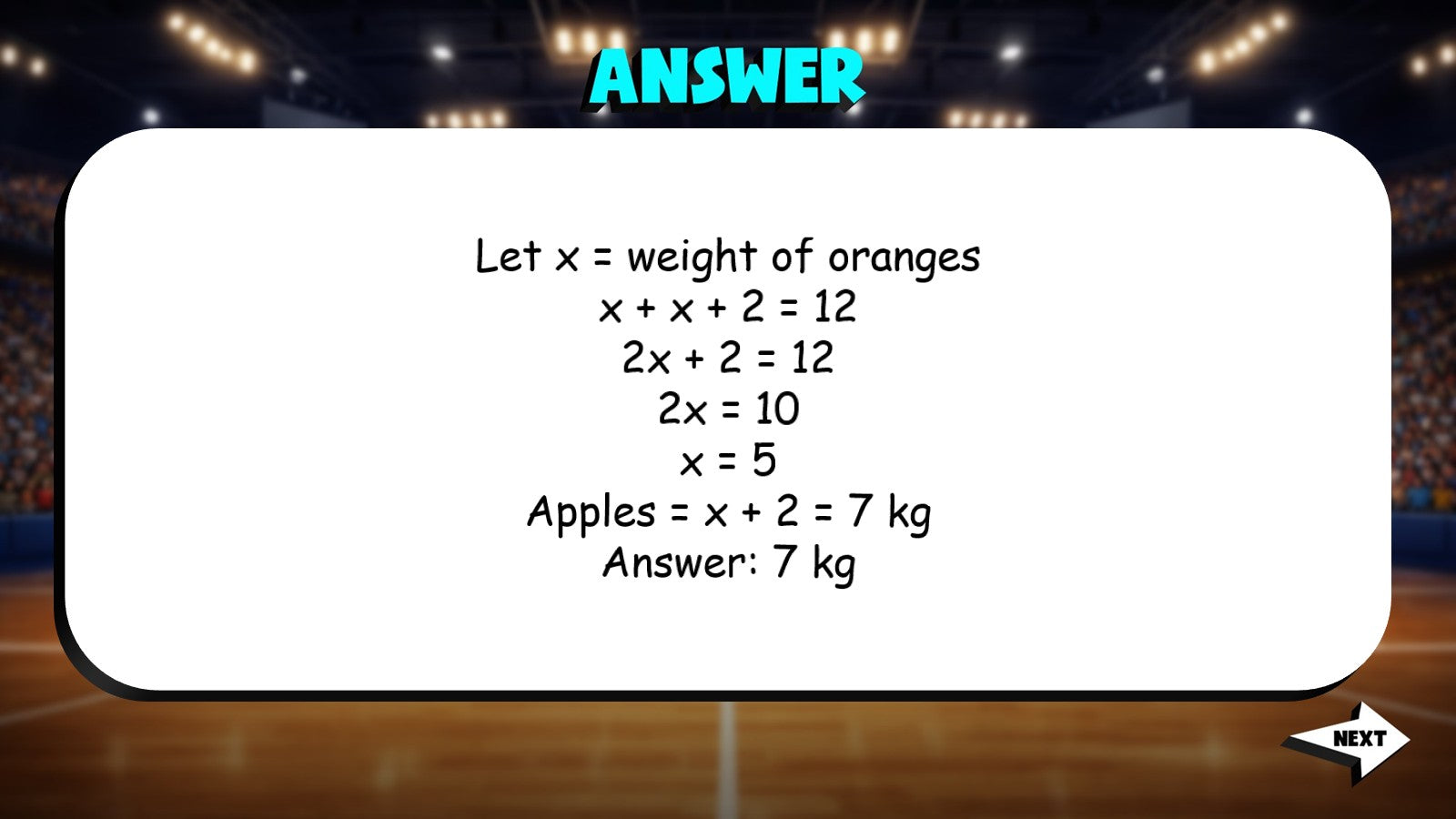Linear Equation Word Problems TRASHKETBALL Math Game - No Prep Grade 8 Review