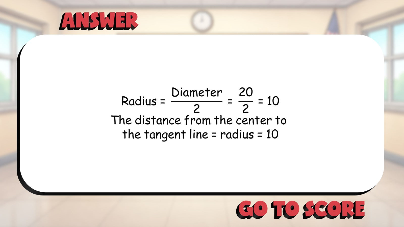 Tangents and Secants BIG TERRIBLE GAME - No Prep Geometry Math Review Activity