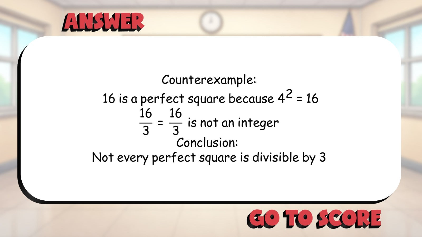 Reasoning Counterexamples BIG TERRIBLE GAME - No Prep Geometry Math Review