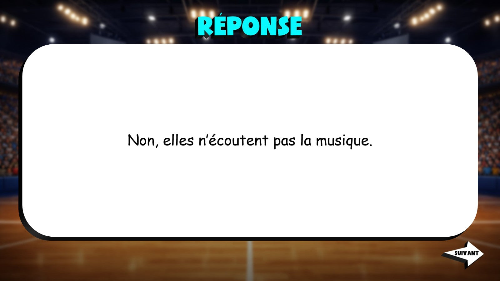 Answer the Question - Storytelling TRASHKETBALL French Game - No Prep Exercise