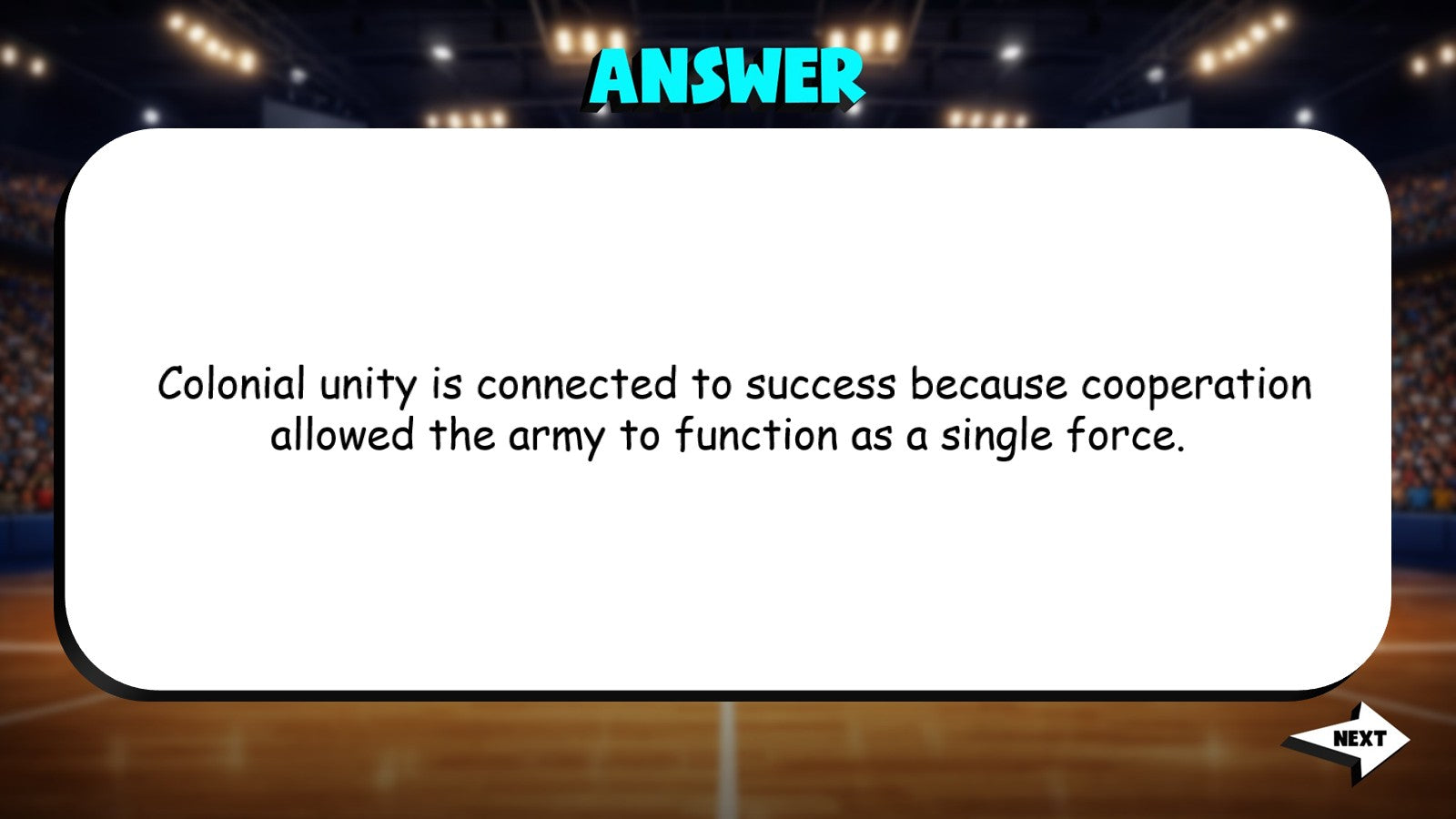 Role of the Continental Army TRASHKETBALL Socials Game - No Prep Grade 4 Review