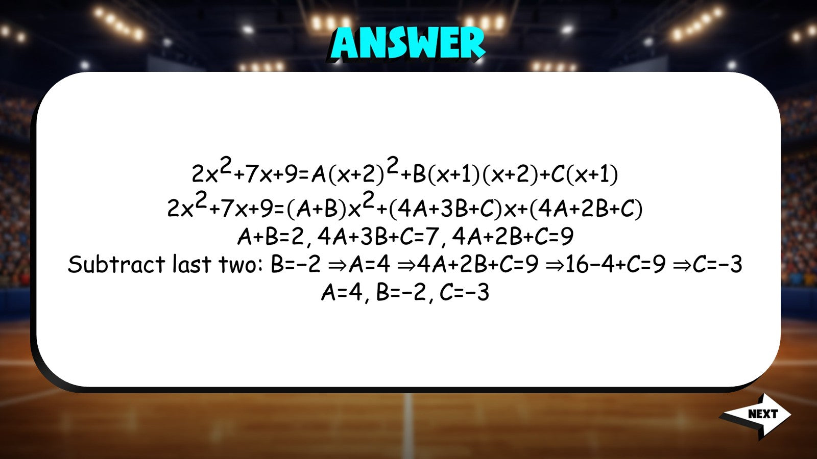 Applications of Partial Fractions TRASHKETBALL Math Game - No Prep PreCalculus