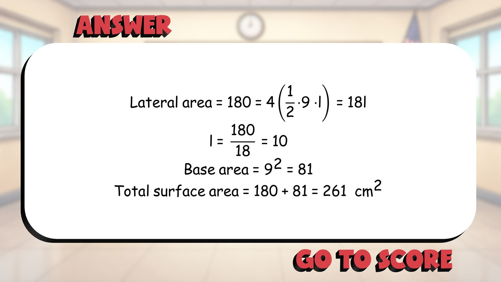 Nets of Solids BIG TERRIBLE GAME - No Prep Geometry Math Review Activity