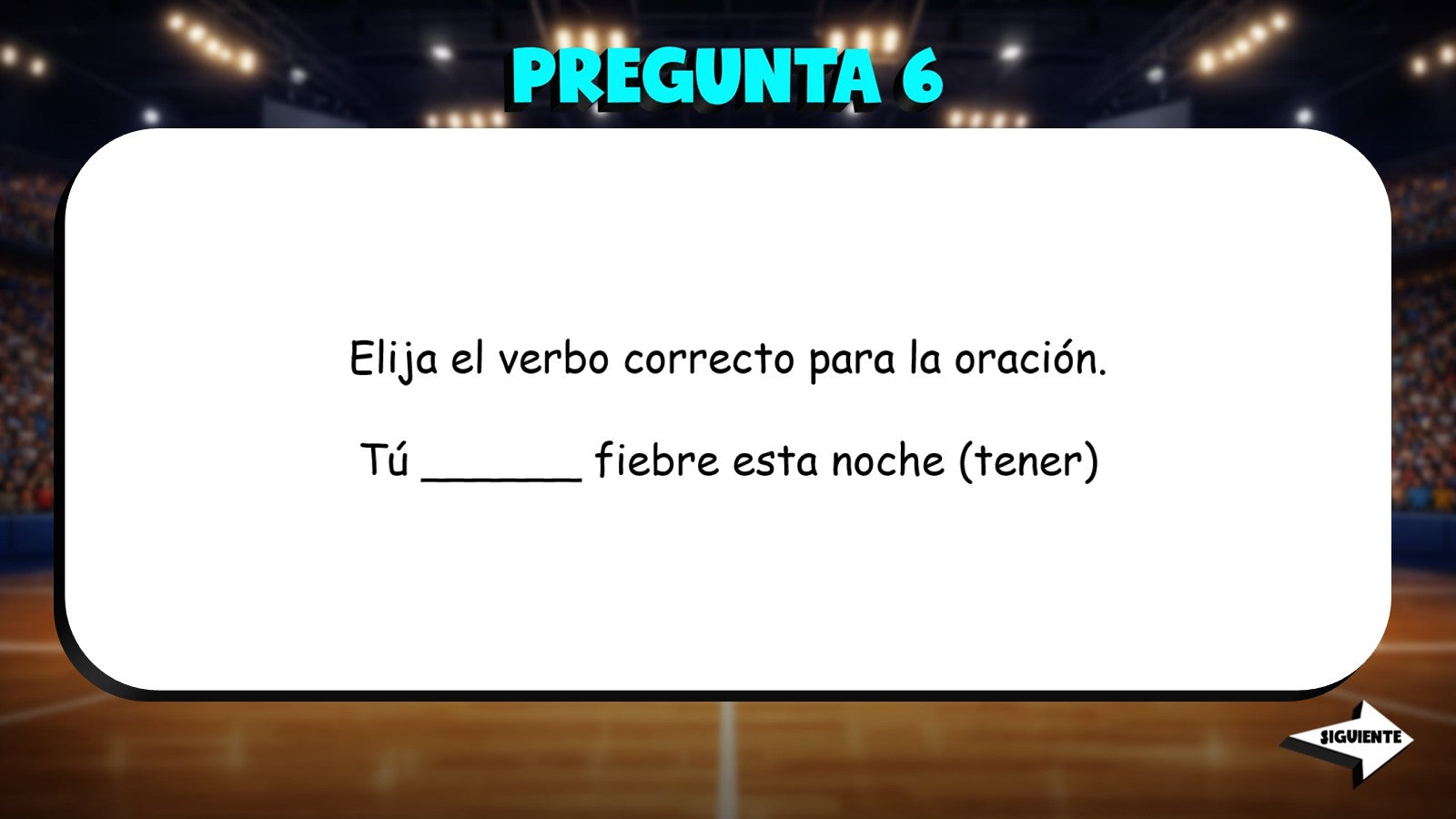 Fill In The Verb - Talking to Doctors TRASHKETBALL Spanish Game - No Prep