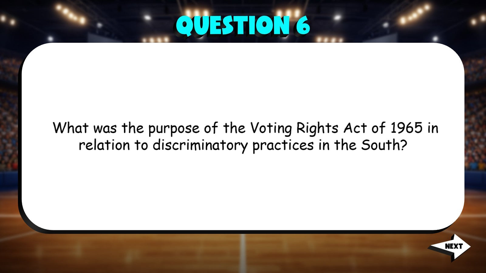 Civil Rights Movement & Black Power TRASHKETBALL U.S. History Game - No Prep