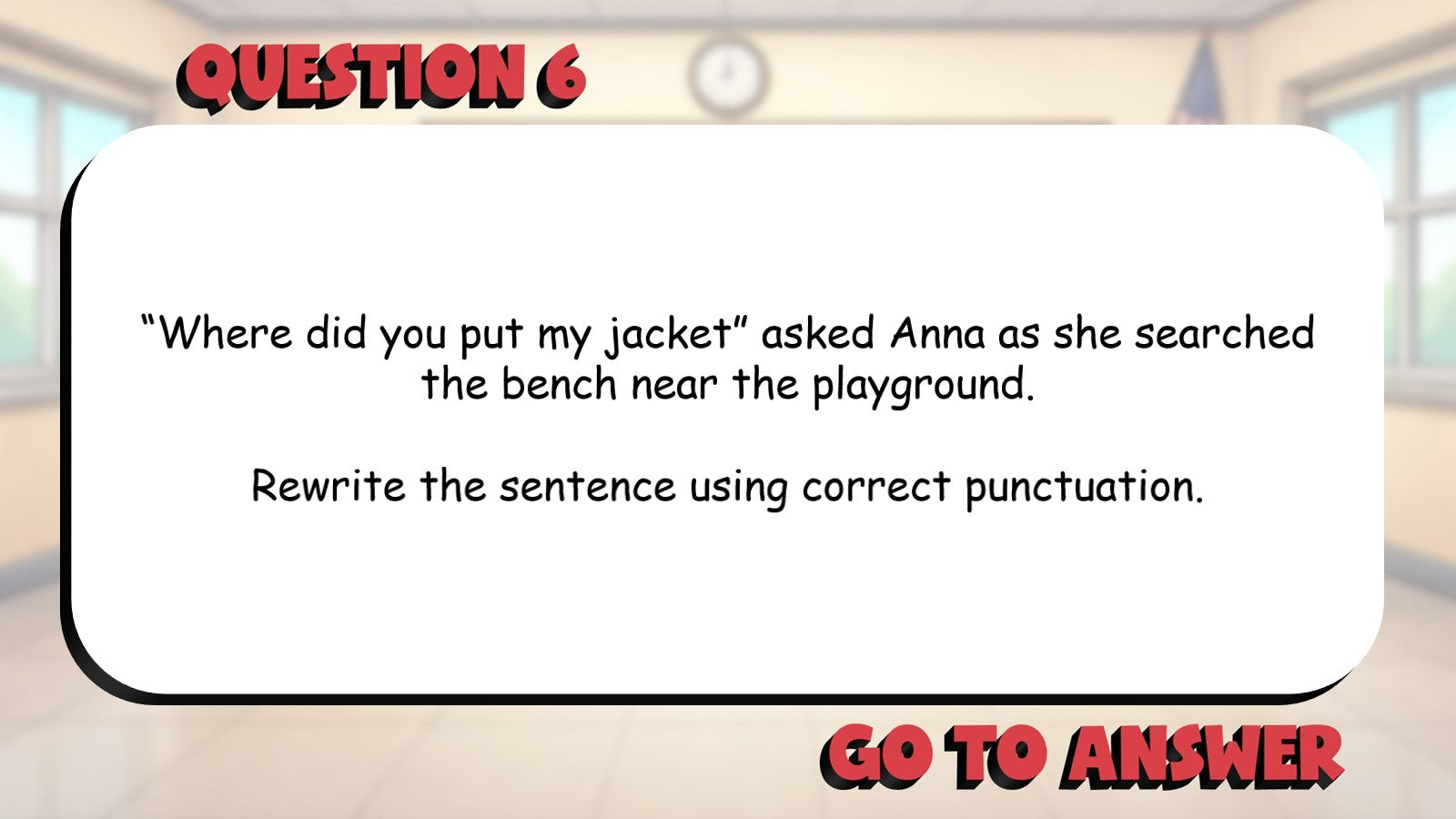 Punctuation Rules & Conventions BIG TERRIBLE GAME - No Prep Grade 3 ELA Review
