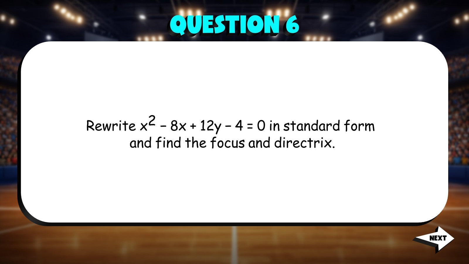 Parabolas TRASHKETBALL Math Game - No Prep Algebra 2 Review Activity