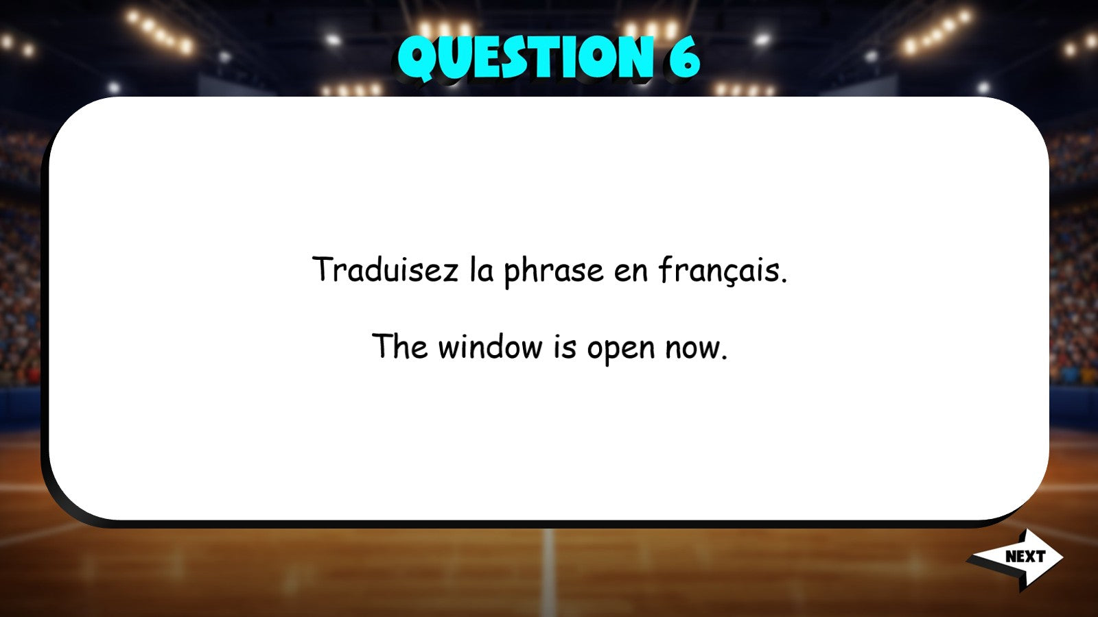 Translate to French - Rooms in the Home TRASHKETBALL French Game - No Prep