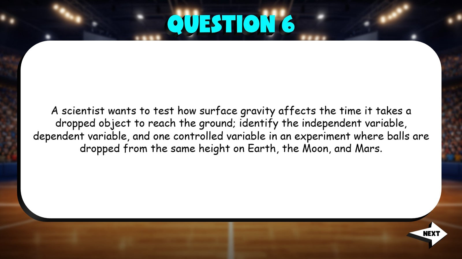 Gravity in Space TRASHKETBALL Science Game - No Prep Grade 9 Review Activity