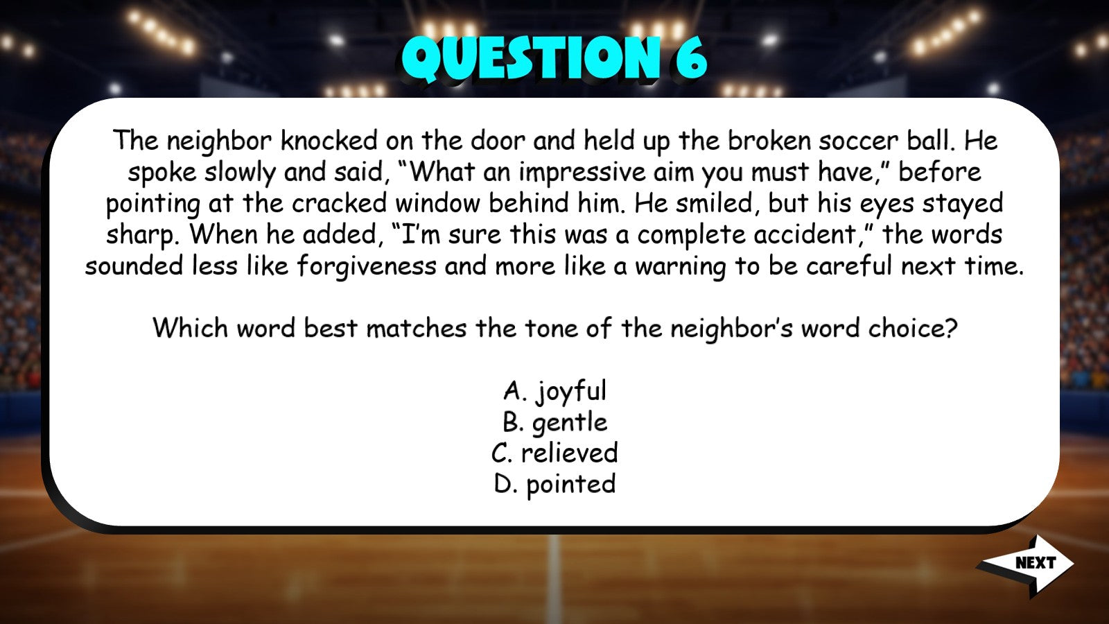 Evaluate Word Choice for Intended Tone TRASHKETBALL ELA Game - No Prep Grade 10