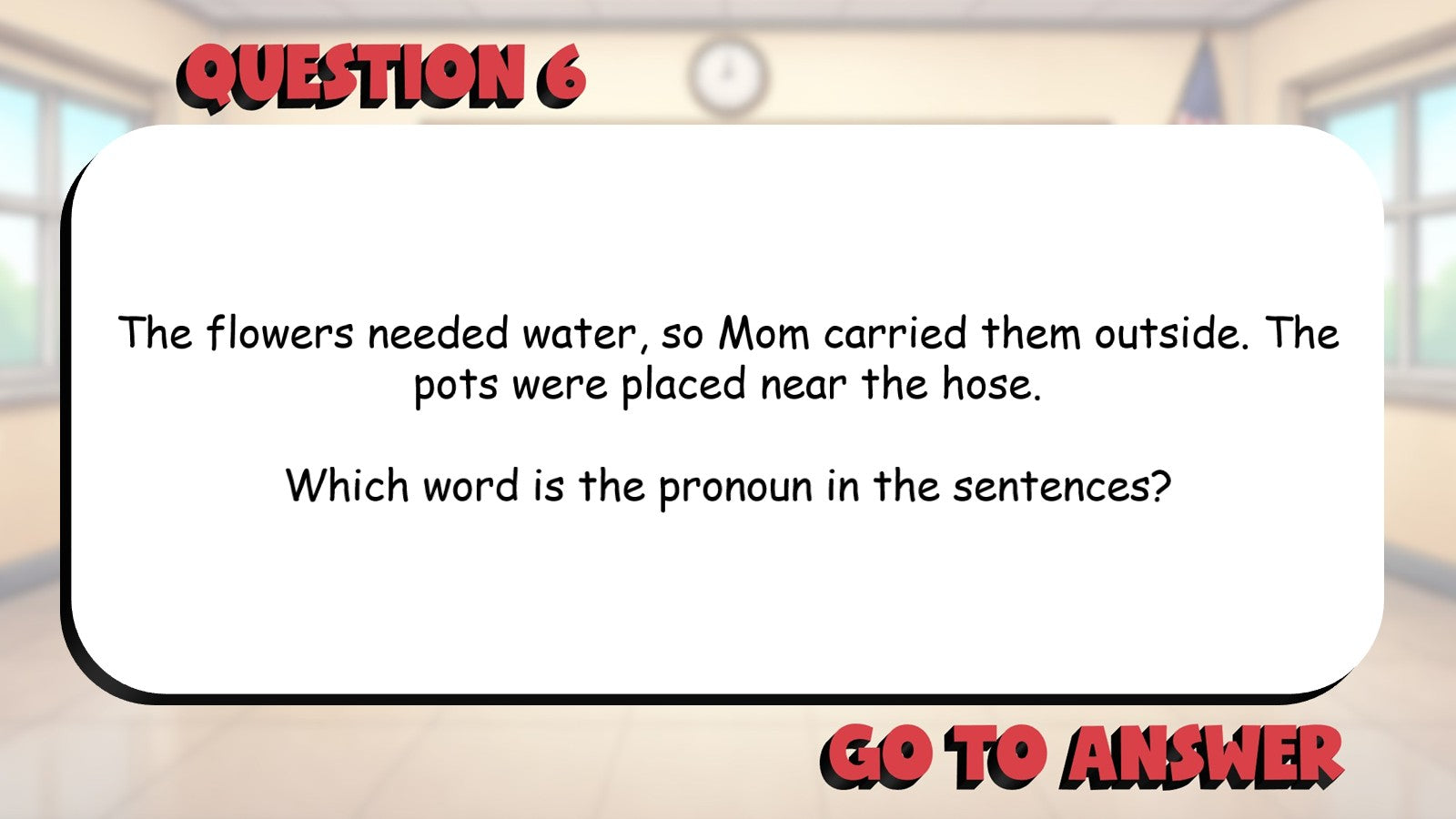 Understand Nouns & Pronouns BIG TERRIBLE GAME - No Prep Grade 3 ELA Review